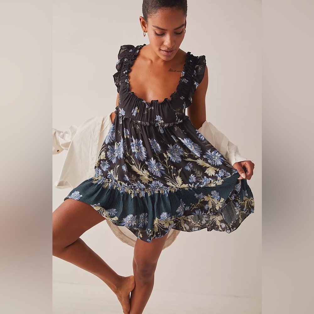 NWT FREE PEOPLE Bali Wild Daisy Slip Dress Size S